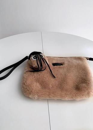 Vespucci клатч сумка натуральный мех, франции