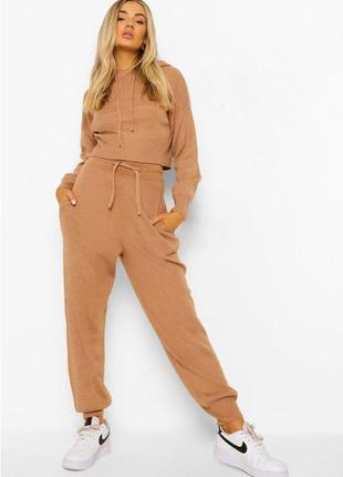 Теплий в'язаний костюм батал boohoo