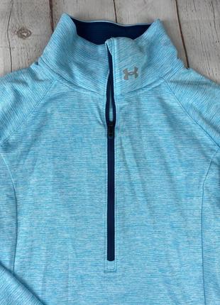 Лонгслив кофта реглан беговая термо спортивная женская under armour microthread 1/2 zip womens top5 фото