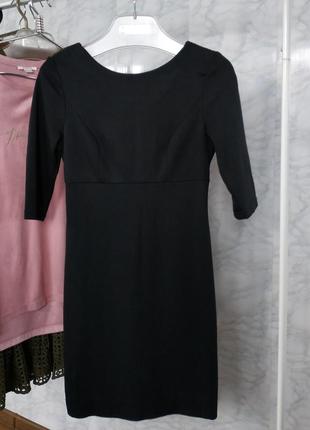 Чёрное мини платье