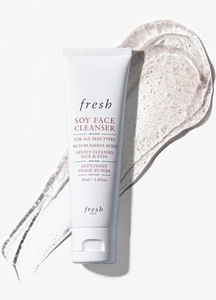 Очисний гель fresh soy face cleanser 50 ml1 фото