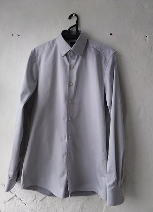 Новая мужская серая рубашка olymp