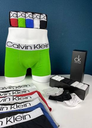 Подарунковий набір чоловічих боксерок calvin klein.3 фото