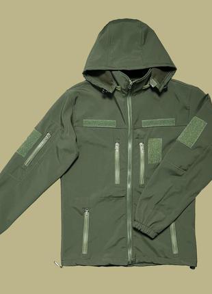 Куртка тактична софтшелл військова армійська зсу тро зимова осіння1 фото