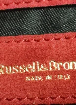 Kожаная сумка кросс боди russel & bromley8 фото