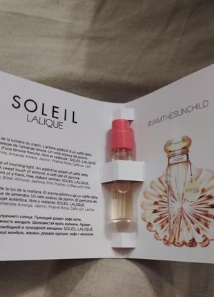 Lalique soleil

пробник (парфюмированная вода) 1.8 мл2 фото