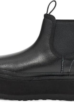 Нові шкіряні черевики neumel platform chelsea boot ugg / угг