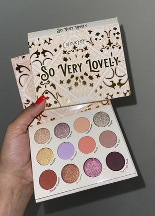 Палетка тіней colourpop so very lovely pressed powder palette