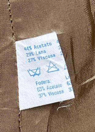 Итальянский винтажный жакет luisa spagnoli из шерсти и ацетата5 фото