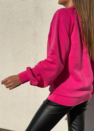 Свитшот оверсайз на флисе 3