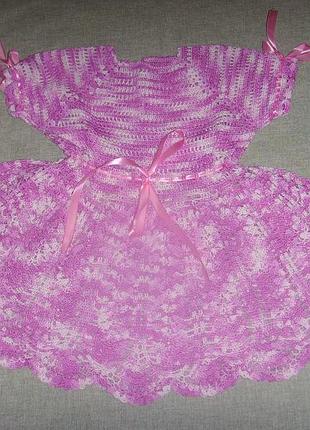 Плаття для дів. гачок. бавовна, р. 2-3г.