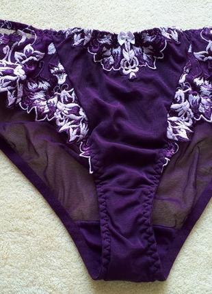 Нові великі фіолетові трусики сліпи сітка вишивка ххл-3xl/xxl-3xl/18-20/44-46/50-52

marks & spencer