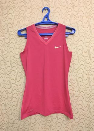 Платье теннисное nike tennis pro combat спортивное женское майка найк футболка для спорта бега беговая тенниса зала фитнеса adidas