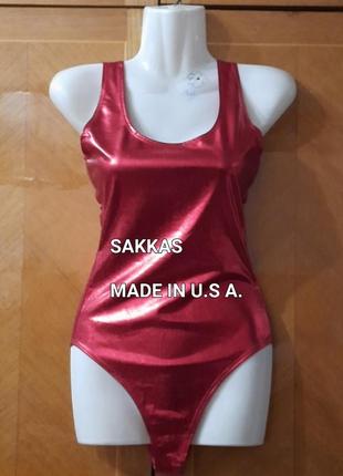 Бреедовий блискучий боді р.s від sakkas made in usa