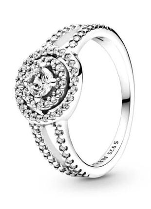 Серебрянное кольцо сияние пандора серебро 925 pandora