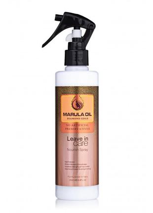 Термозахисний спрей для живлення та відновлення волосся з маслом марули bingo marula oil, 250 мл