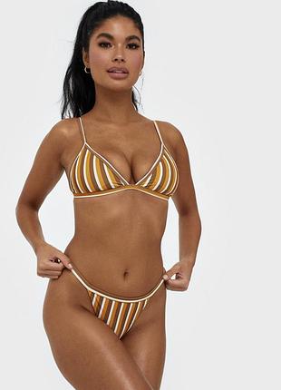 Класний верх купальник трикутник у смужку 🔥 nelly