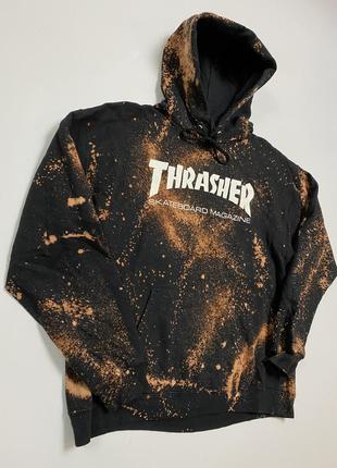 Кастомное худи, толстовка thrasher skateboard magazine