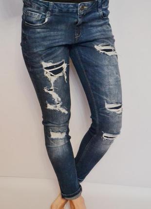 #розвантажуюсь джинсы с рванками denim co  10/123 фото
