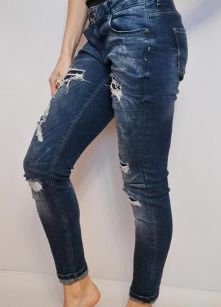 #розвантажуюсь джинсы с рванками denim co  10/124 фото