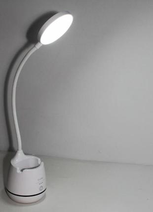 Настольная светодиодная лампа со стаканом4 фото
