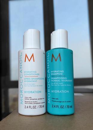 Набір: відновлювальний шампунь і кондиціонер moroccanoil moisture repair shampoo + con