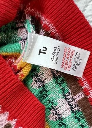Новорічний светр для дівчинки . кофта новорічна для фотосесії зимової5 фото