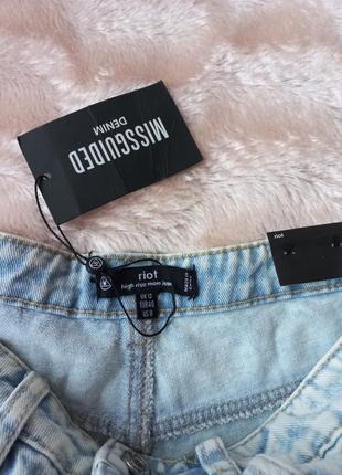 Джинсы мом  missguided  12 р4 фото