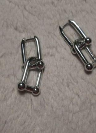 Серьги серебро 925 проба