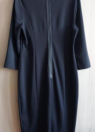 Чорна базова сукня по фігурі atmosphere3 фото