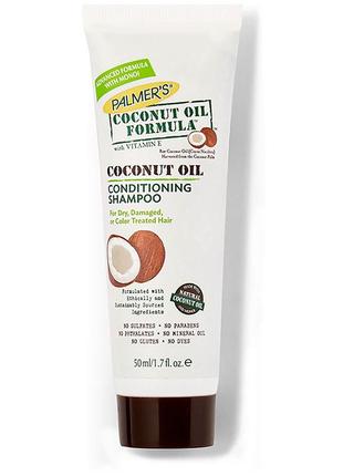 Кокосовый шампунь palmer´s coconut oil formula conditioning shampoo 50ml1 фото