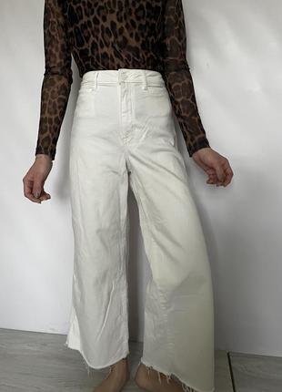 Білі джинси h&m кюлоти