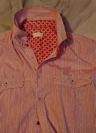 Брендова фірмова бавовняна рубашка сорочка levi's,оригінал,розмір l-xl.6 фото