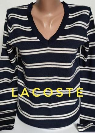 Кофта джемпер  пуловер lacoste розмір 40(xs-s).