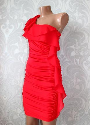 Красивое платье с воланом jane norman,нарядное на новый год2 фото