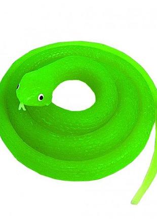 Змея ужик 70 см резиновая, светонакопительный