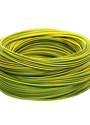 Провід horoz cable пв-3 жовто-зелений 1,0 гост