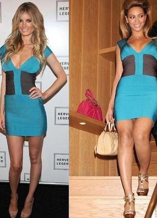 Нарядное бандажное платье herve leger