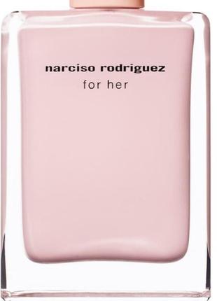 Narciso rodriguez for her парфюмированная вода тестер edp (нарциссо родригес фо хе) женский парфюм парфюм2 фото