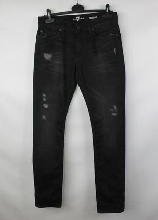 Стильні джинси 7 for all mankind rodez distressed ronnie the skinny jeans