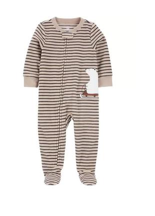 Пижама флисовая слип carters 2т, 4т, 5т