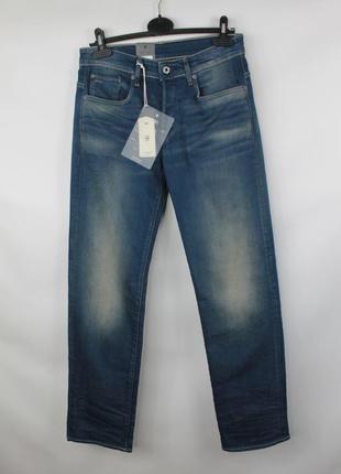 Щільні джинси g-star raw 3301 loose fit blue jeans