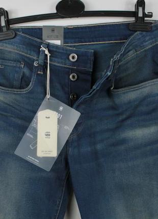 Щільні джинси g-star raw 3301 loose fit blue jeans2 фото