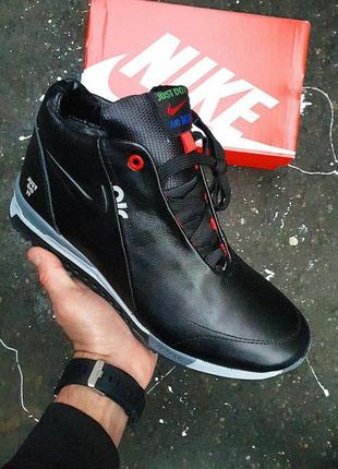 Кросівки nike winter sneakers black grey4 фото