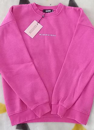 Свитшот теплий брендовий missguided