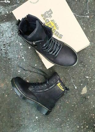 Черевики dr.martens boots winter black6 фото