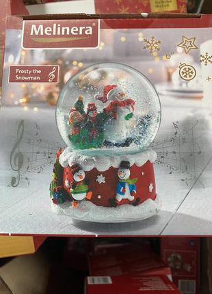 Музыкальный шар новогодний декорация снежный слой новогодный музикальный melinda1 фото