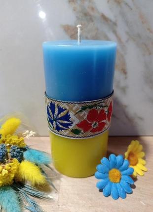 Свічки, свічки українські, свічки патріотичні, декоративні свічки