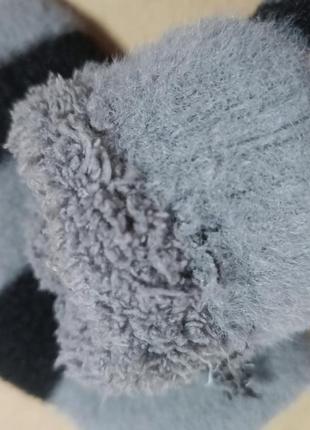 Рукавицы варежки детские зимние  ангора + махра2 фото
