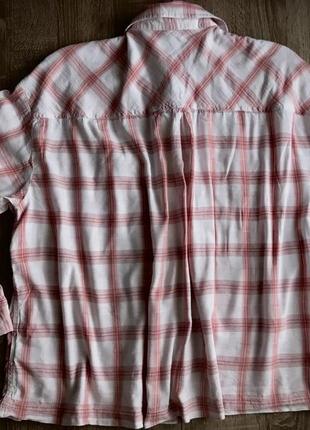 Сорочка indigo, рубашка, сорочка в клітку, родева клітка, сорочка оверсайз3 фото